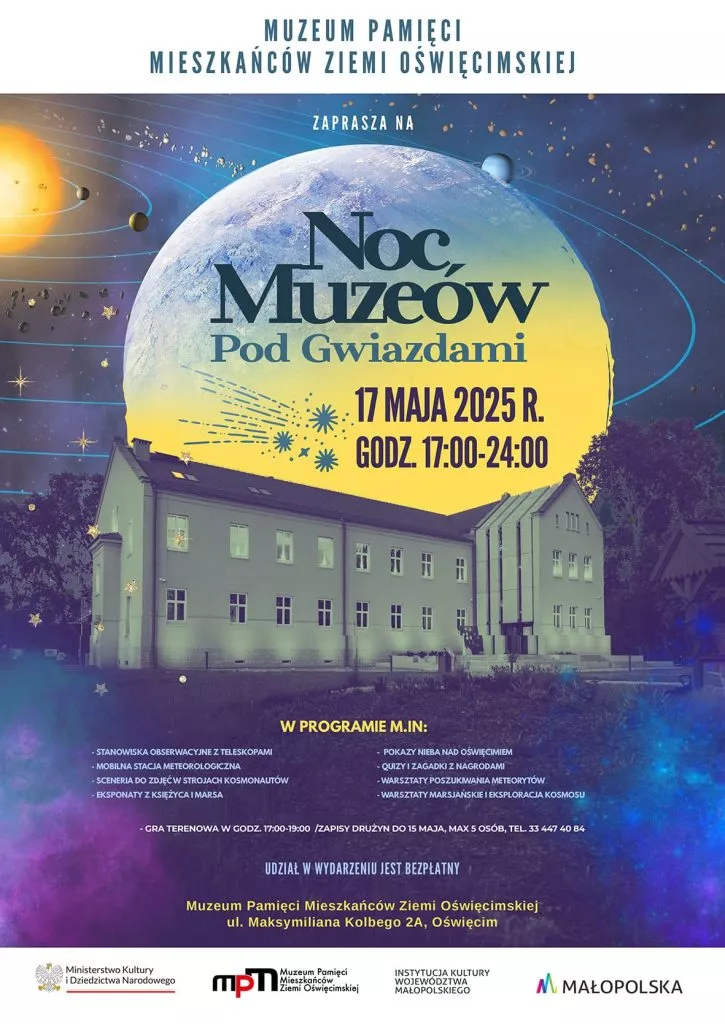 20250509-plakat-noc - NaszOświęcim - informacje i wydarzenia.
