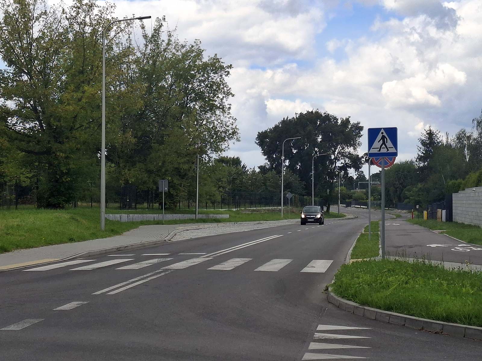 Odcinek nowej ulicy Krasińskiego w Oświęcimiu - NaszOświęcim - informacje i wydarzenia. Odcinek nowej ulicy Krasińskiego w Oświęcimiu