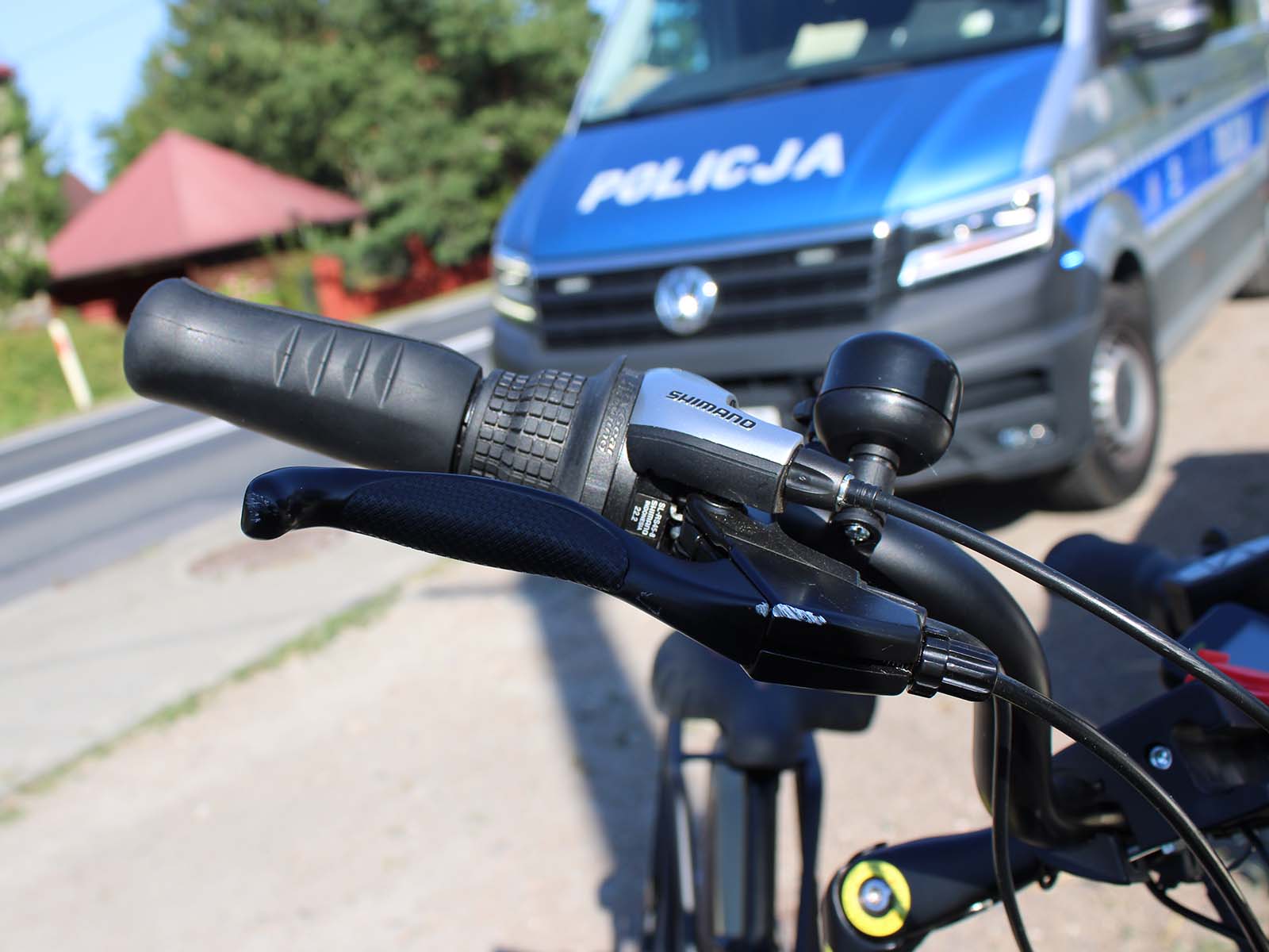 Rowerzysta zatrzymany do kontroli w gminie oświęcimskiej