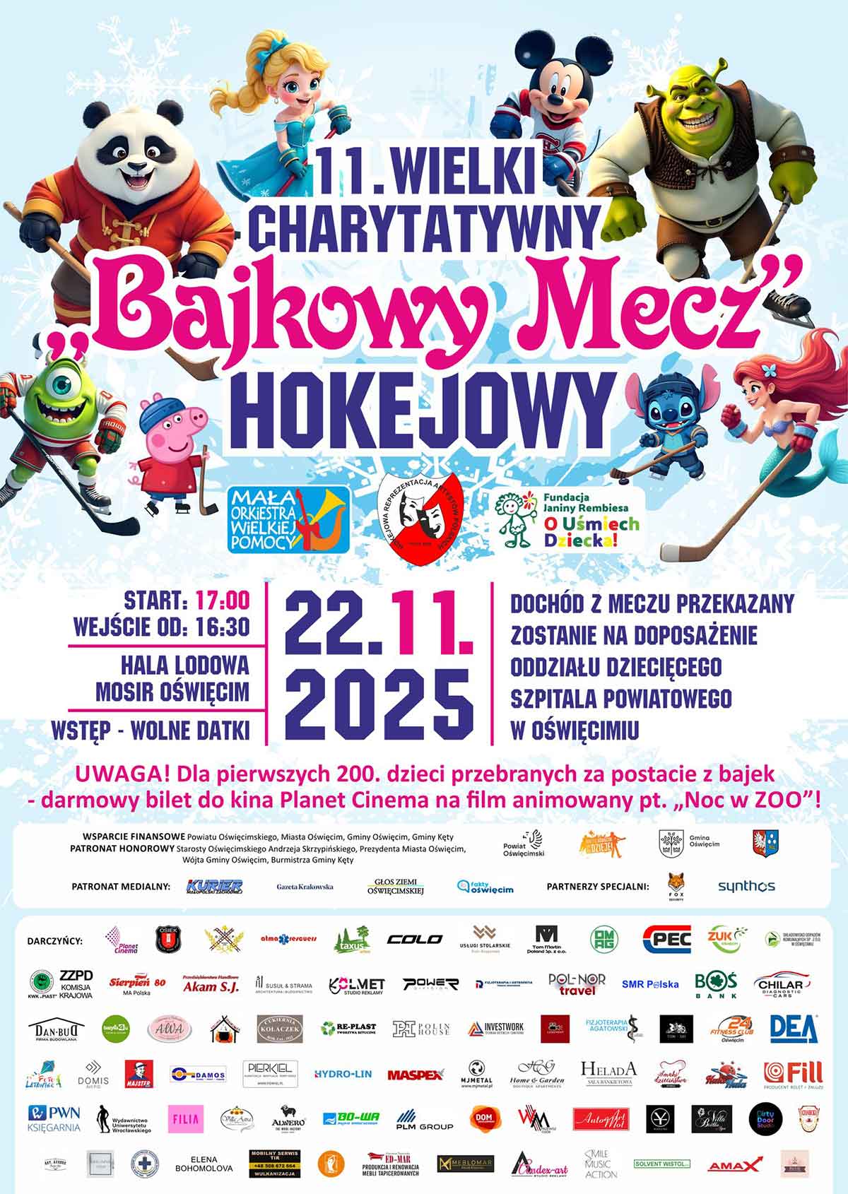 20251114-plakat-bajkowy-mecz - NaszOświęcim - informacje i wydarzenia.