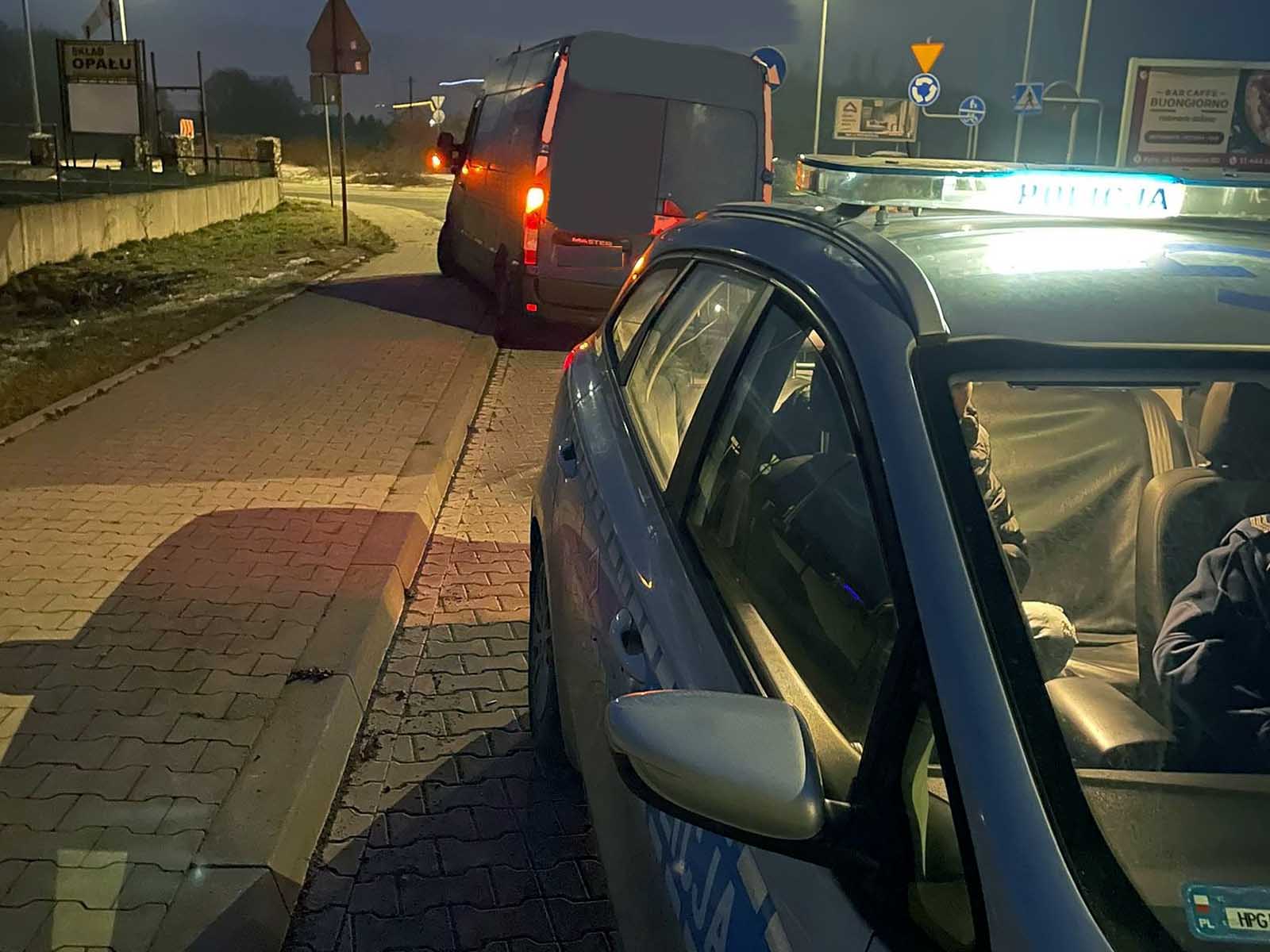 Zatrzymany dostawczak w Nowej Wsi - NaszOświęcim - informacje i wydarzenia. Zatrzymany dostawczak w Nowej Wsi
