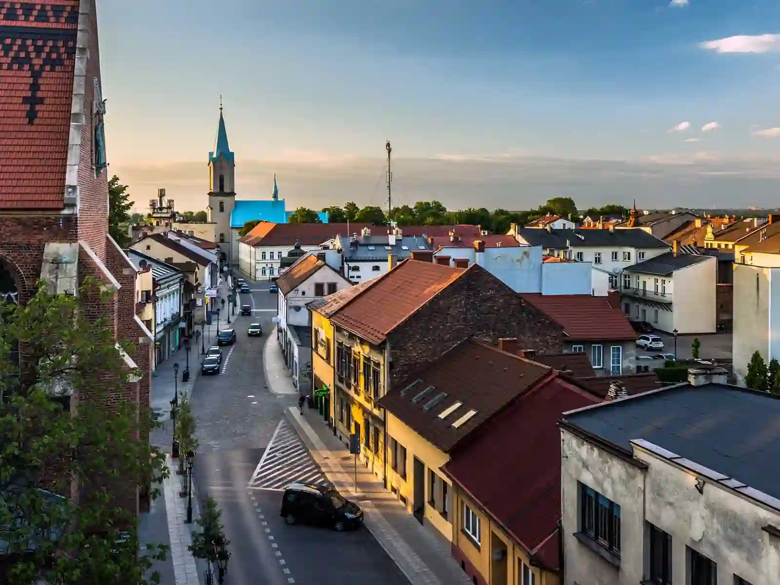 W oddali oświęcimski Rynek - NaszOświęcim - informacje i wydarzenia. W oddali oświęcimski Rynek