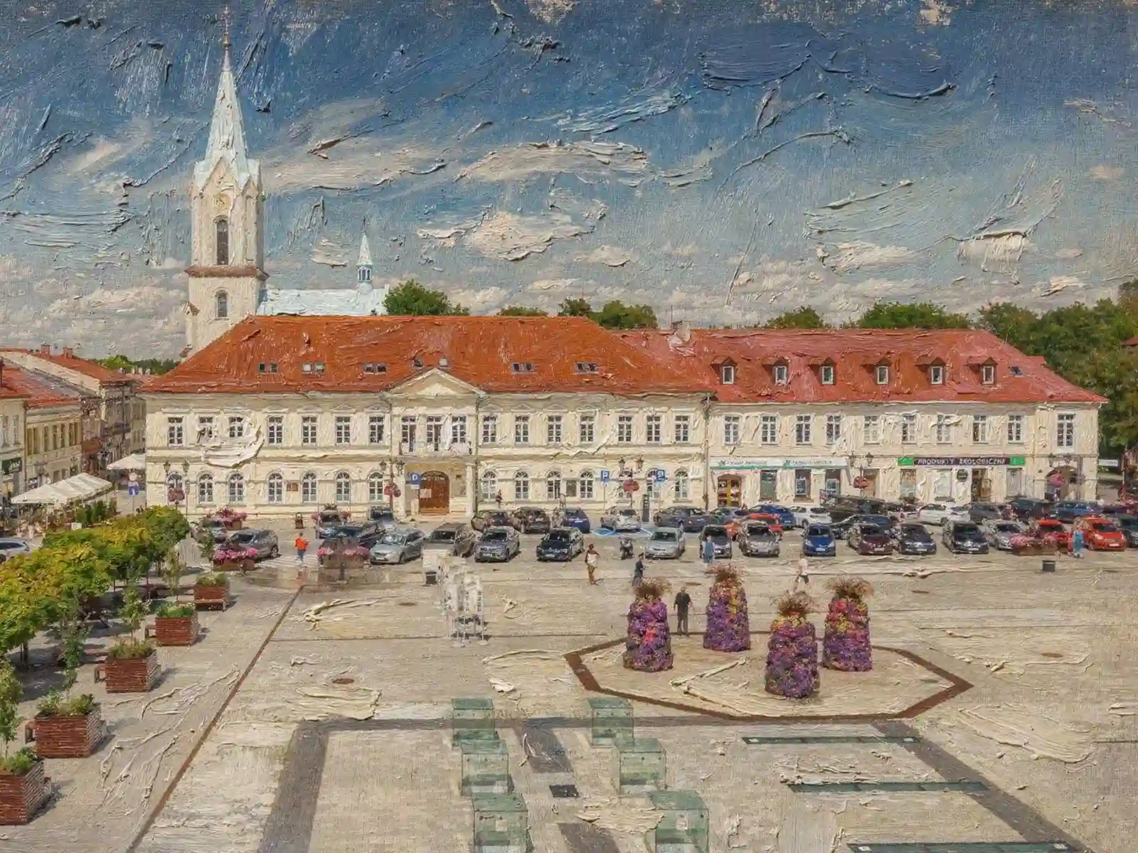 Oświęcim malowany przez AI
