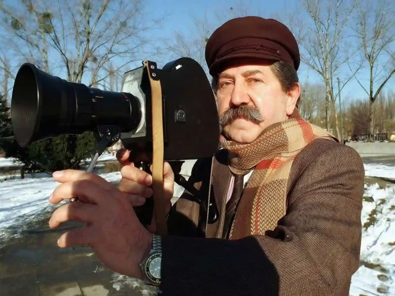 Henryk Lehnert z kamerą