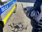 Policyjny dron nad drogami gminy Kęty. 16 wykroczeń ujawnionych w kilka godzin