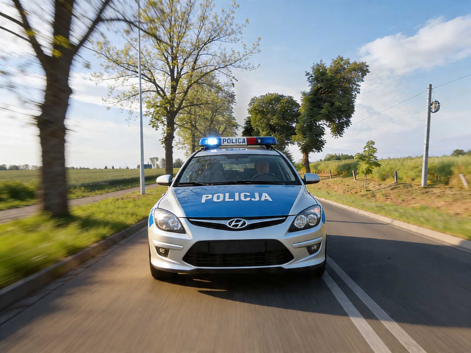 Kontrola drogowa policji w Przeciszowie – zatrzymanie pijanego kierowcy z zakazem sądowym