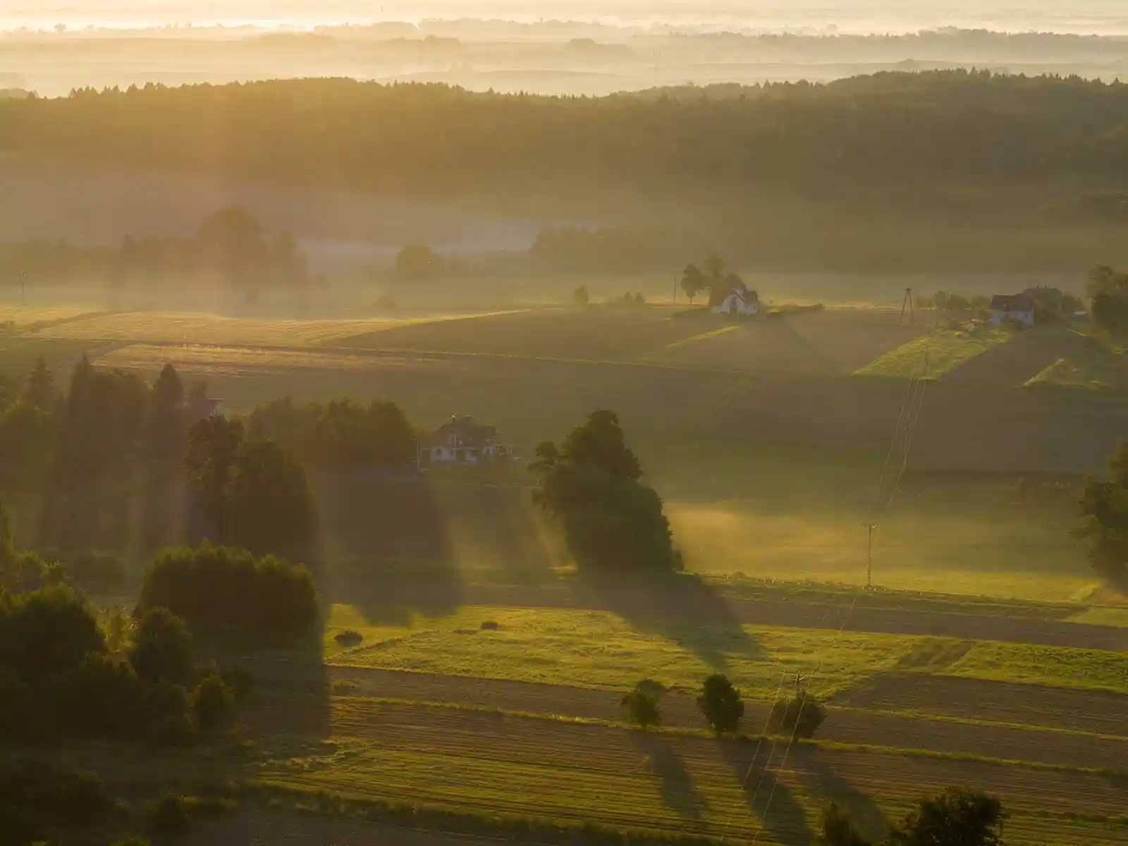 Panorama Grojca koło Oświęcimia, zdjęcie wykonane przez Piotra Strycharskiego - NaszOświęcim - informacje i wydarzenia. Panorama Grojca koło Oświęcimia, zdjęcie wykonane przez Piotra Strycharskiego