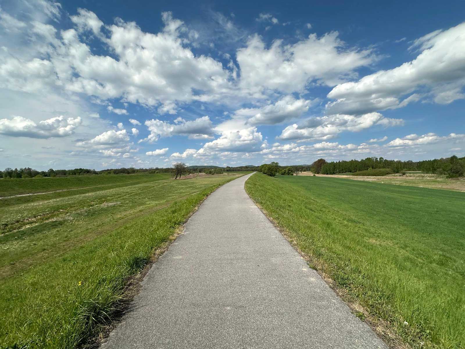 Leśna ścieżka - trasa rowerowa z Oświęcimia do Babic i z powrotem.