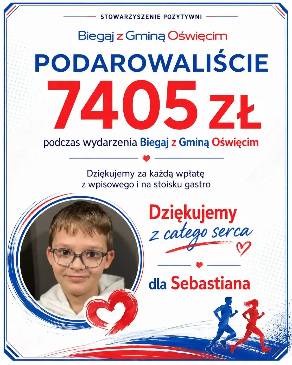 Bieg charytatywny „Biegaj z Gminą Oświęcim” w Porębie Wielkiej | foto: Marta Klisiak - NaszOświęcim - informacje i wydarzenia. Bieg charytatywny „Biegaj z Gminą Oświęcim” w Porębie Wielkiej | foto: Marta Klisiak