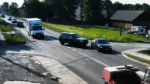 20260805-wypadek-kety - NaszOświęcim - informacje i wydarzenia. Miejsce kolizji na skrzyżowaniu ulic Bielskiej i Zacisze w Bulowicach